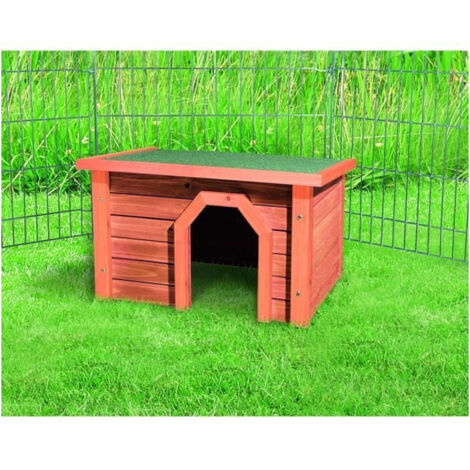 Habitat per piccoli animali - TRIXIE - Natura - Pino verniciato - Esterno - Coniglio - Adulto - Roditore