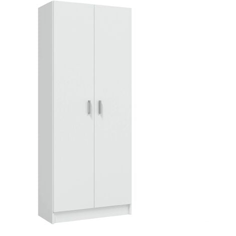 Habitdesign FOARM7142O Armadio Multiuso, Bianco, 73 x 37 x 180 cm