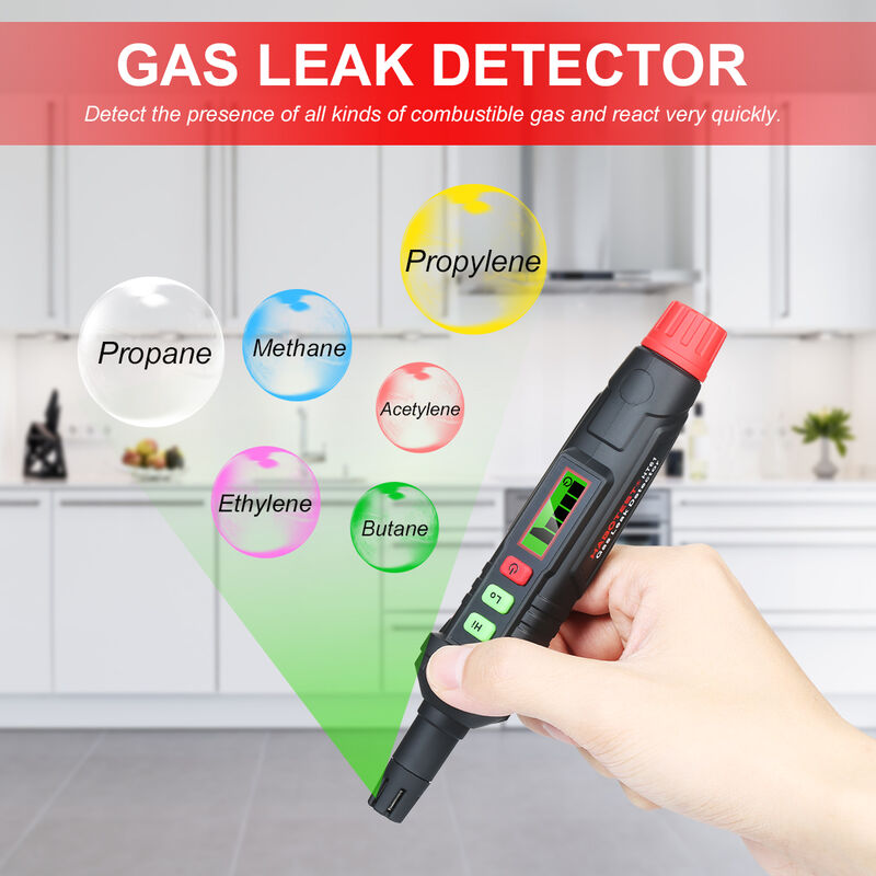 Habotest Portable Gas Leak Detector Alarm Combustible Gas Detector