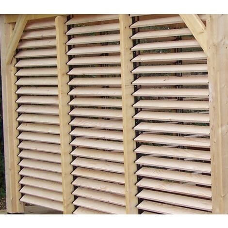 HABRITA Kit 3 Panneaux Ventelles - Sapin du Nord - Exclusivement pour Ombra