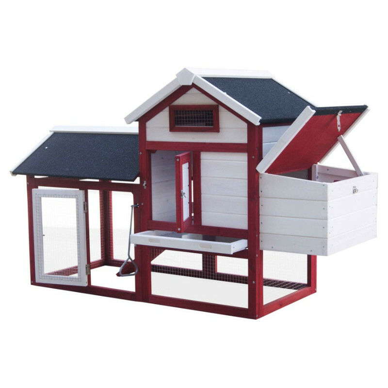 Habrita Foresta Poulailler standard bi-corps couvert 2-3 poules - PO1562