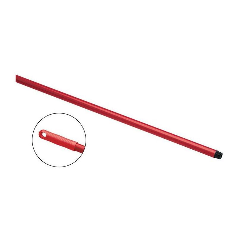 Nölle Profi Brush - Manche à balai haccp longueur 1500 mm fibres de verre rouge