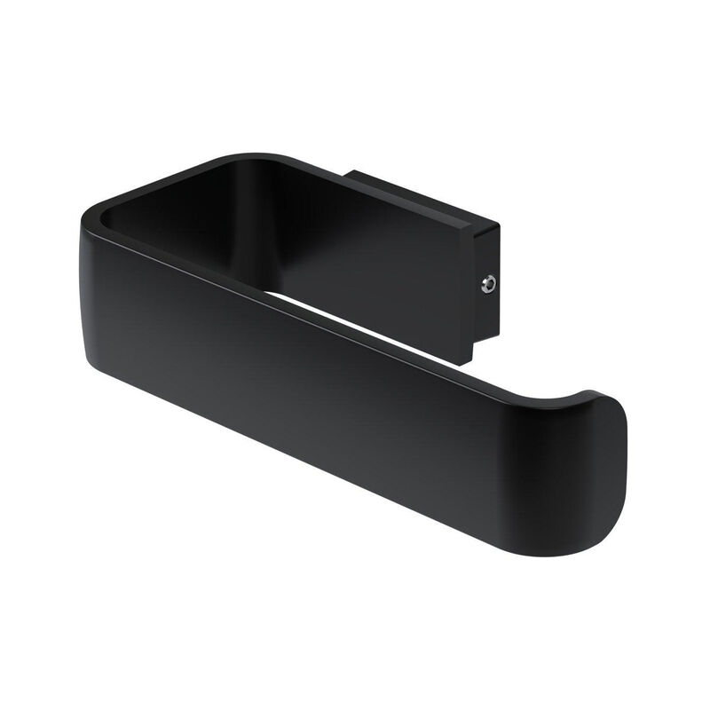 Haceka - Porte-rouleau de toilette Aline en aluminium noir mat