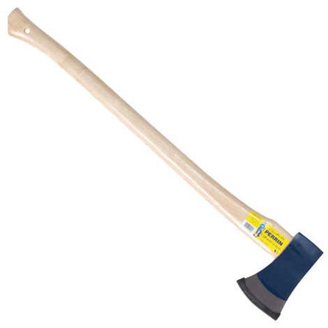 Hachette emmanchée pour bois dur – Acier MN 65 forgé – Poids 2,4 kg – Manche galbé pour prise en main confortable – Outils Perrin