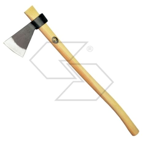 Hache de type habituel avec manche poli de 90 cm poids 1.5 Kg