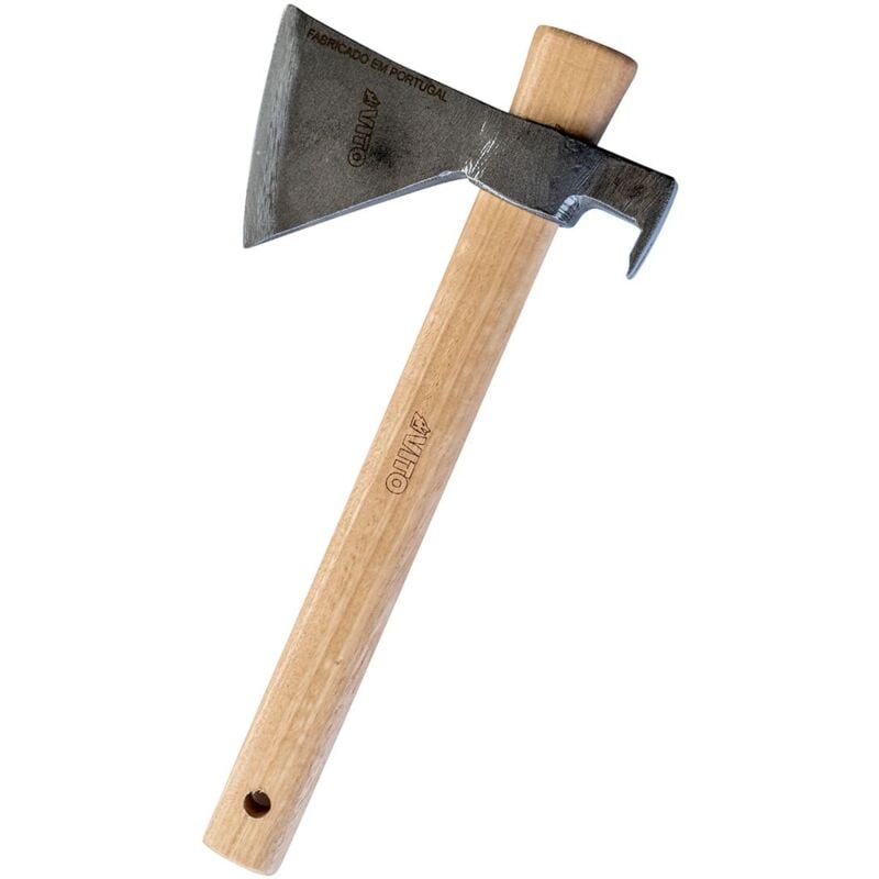 Hachette Arrache-Clou Manche en Bois Hache Acier Trempé Résistante Multi Travaux Vito