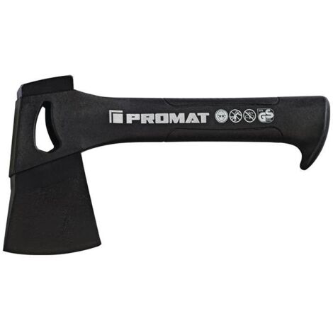Hachette de camping poids 450 g longueur du manche 230 mm avec manche en nylon PROMAT
