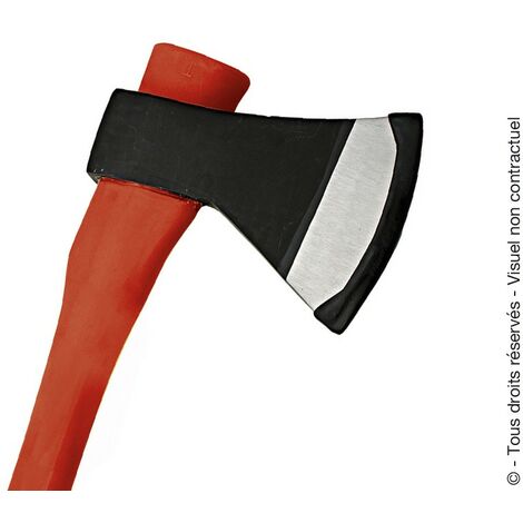 Hachette en acier avec protection et manche tri-matière 400mm - MERMIER - 484107