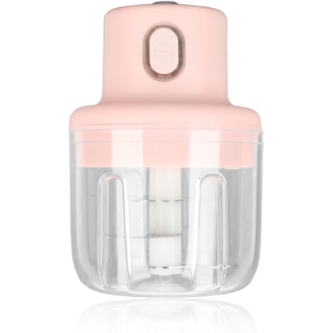 Hachoir à ail électrique 250ml, mini robot culinaire pour oignon et gingembre
