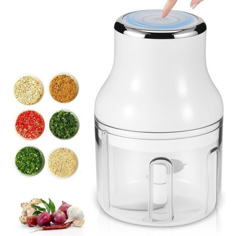 Hachoir à oignons électrique, 250 ml, hachoir électrique, hachoir à légumes, hachoir multifonction, hachoir Onion, hachoir alimentaire, accessoires de cuisine pour légumes, fruits, noix