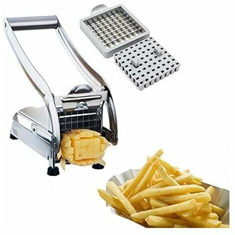 Hachoir à pommes de terre en acier inoxydable Hachoir à frites
