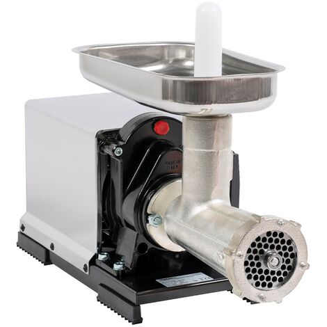 Hachoir à viande 600W – Moteur à induction – Capacité 70/120 kg/h – Carénage en acier inoxydable – Idéal pour professionnels – Reber