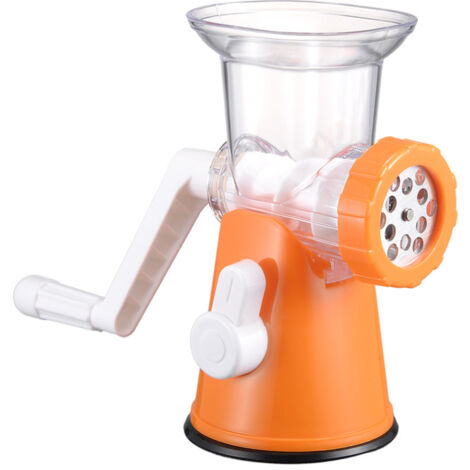 Hachoir à viande domestique, machine à lavement à saucisses à manivelle, coupe-viande amovible et lavable, pâte d'ail et de légumes hachés