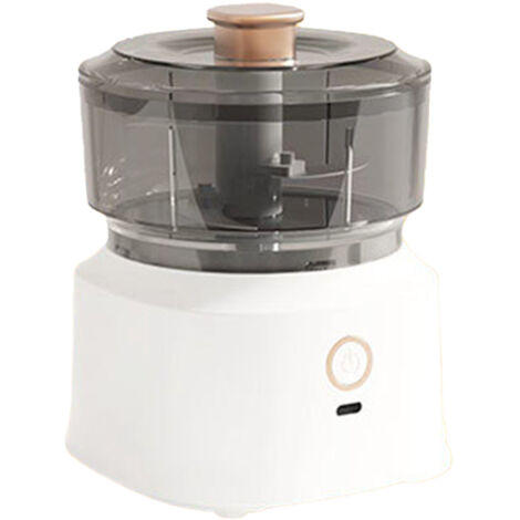 Hachoir à Viande Électrique Multifonction - Lames Inox, Sécurité Maximale, Mélangeur Cuisine Blanc