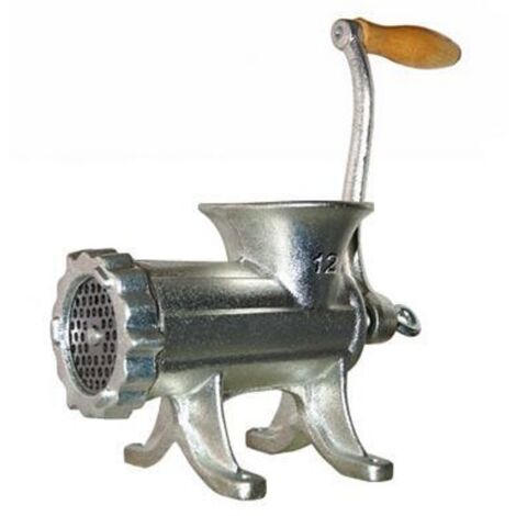 Hachoir à viande manuel fonte n°22 – 4,32 kg – Grille 4,5 mm – Accessoires compatibles pour hachage précis – Installation stable – Reber - 8683n