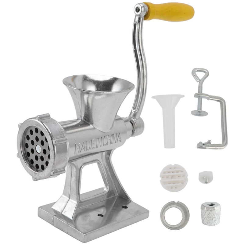 Hachoir à Viande Manuel, Hachoir à Viande à Manivelle, Accessoire de Hachoir à Viande Vertical, Kit de Bourrage de Saucisses, Machine à Pâtes à