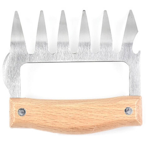 Hachoir à viande, outil de barbecue, hachoir à viande patte d'ours, patte d'ours, patte d'ours multifonctionnelle.