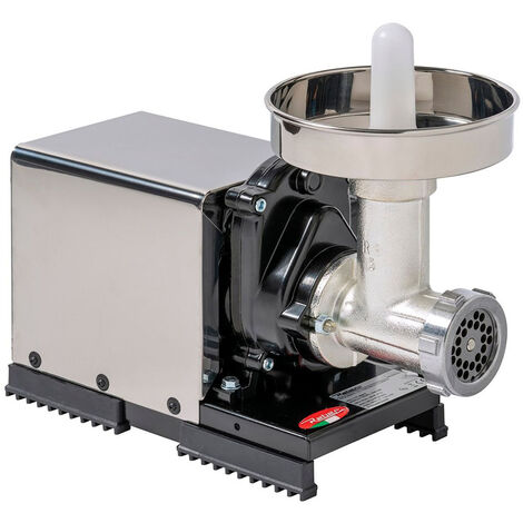 Hachoir à viande semi-pro 400W – Moteur à induction – Production 30/50 kg/h – Acier inox et fonte alimentaire – Reber