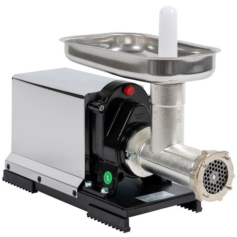 Hachoir à viande semi-pro 500W – Moteur à induction – Production 50/90 kg/h – Acier inoxydable AISI 430 – Facilité de nettoyage – Reber