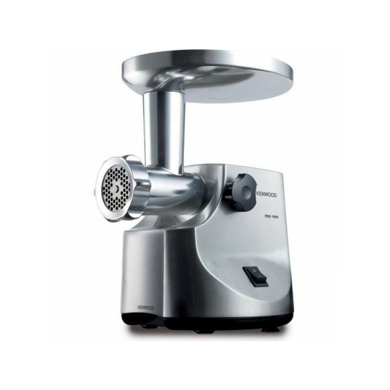 Hachoir Electrique a viande Kenwood MG510 - Puissance 450W - Corps et vis en métal - 3 grilles en acier