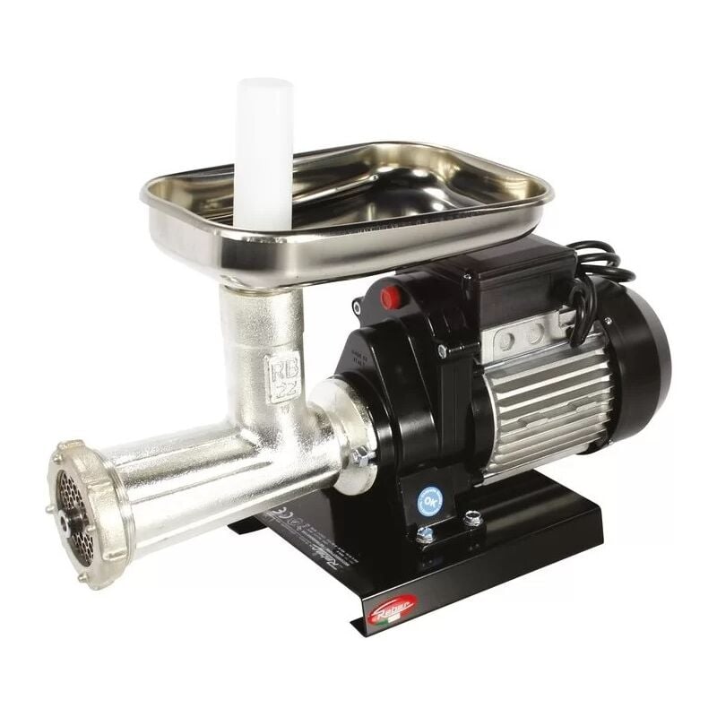 Hachoir à viande n22 600w inox/noir - Reber - 9500 N
