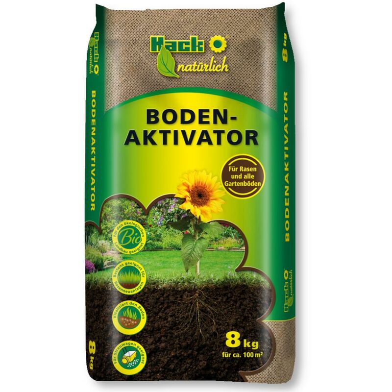 Hack - activateur de sol 8 kg conditionneur de sol additif de sol aide à la pelouse aide au jardin