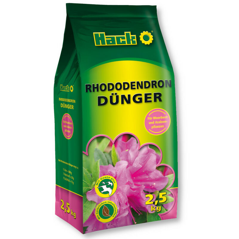 Engrais pour rhododendrons 2,5 kg engraispour hortensias, engrais pour azalées, engrais pour tourbière - Hack