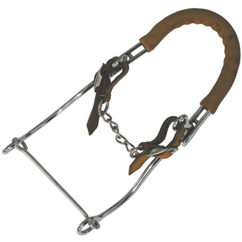 Hackamore cromato aste lunghe per cavalli
