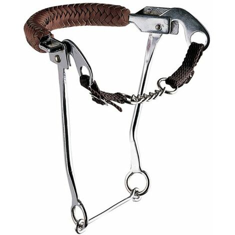 Hackamore Inox Recouvert Caoutchouc – Sans Marque, Pour Chevaux