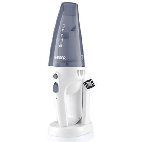 Haeger Bullet Plus aspirateur main gris compact 40W