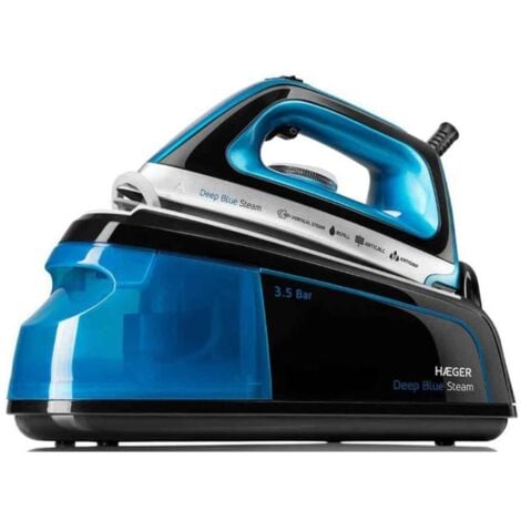 HAEGER centro planchado 2200w blue steam , Centro planchado 2200w Deep Blue Haeger. -Centro Planchado Haeger. SG22B001A de 2200W 1.2L. -Filtro antical. -Depósito de agua extraíble.