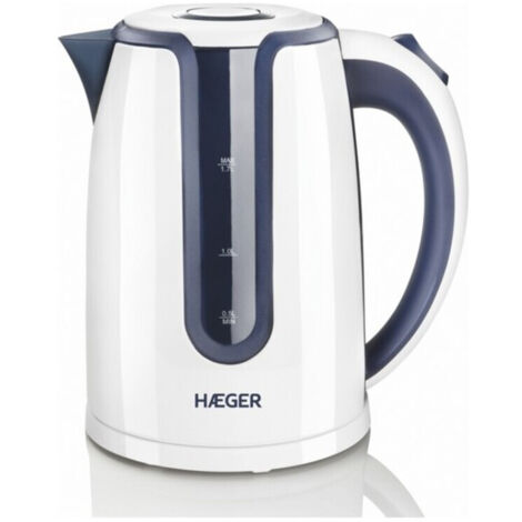 Haeger EK-22B.018A Bouilloire électrique 1,7L blanc bleu