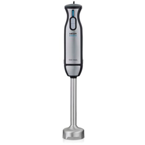 Haeger HB-10B.018A mixeur à immersion Blender de mixeur à immersion 1000 W Noir, Argent