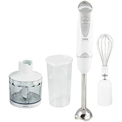 Haeger HB-400.012A Blender mixeur à immersion 400 W Gris, Blanc