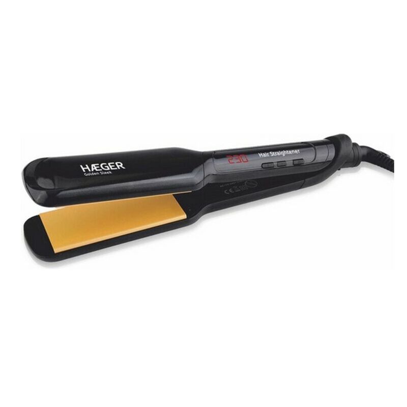 

Plancha De Pelo De Cerámica Haeger Golden Sleek 230º C