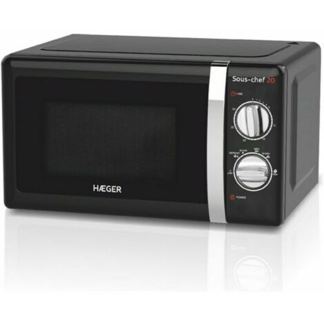 Haeger Sous-chef 20 micro-ondes noir 20 litres 700 W