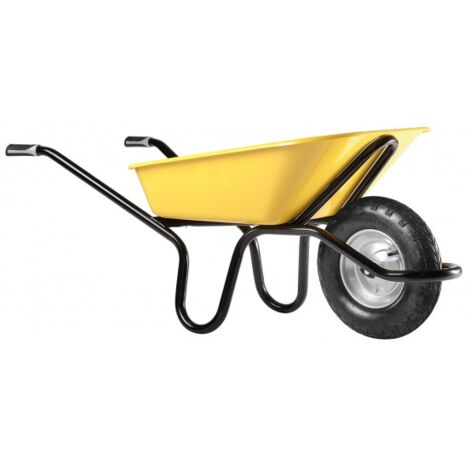 Haemmerlin – Brouette de jardin 100 L – Charge maximale 250 kg – Roue gonflée 400 mm – Châssis Alpha renforcé – 305264106