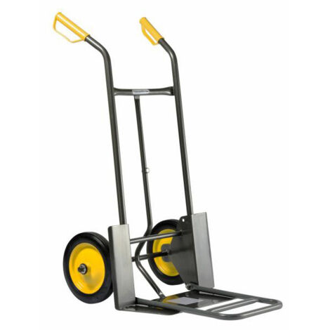 Haemmerlin – Diable pliant 200kg – Roues pleines pour sols lisses – Structure acier résistante – Pelle fixe et rabattable – 924P