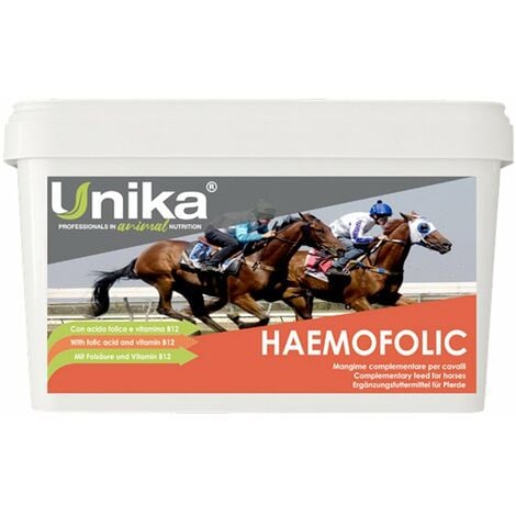 Haemofolic fournit des vitamines et minéraux utiles pour le bon maintien du nombre de globules rouges 1kg, 3kg Linea Unika
