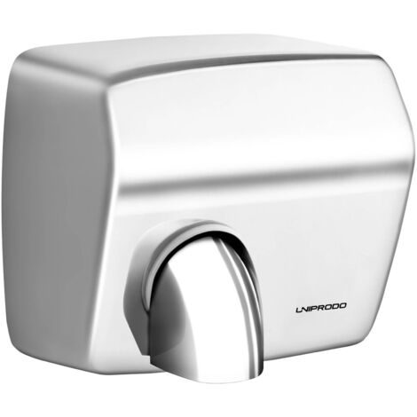 Händetrockner 2.300 W Gebläse elektrisch Handtrockner Wandhandtrockner Edelstahl - Silbern