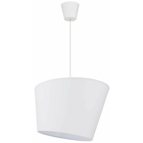 Hängelampe Ø 35 cm E27 Weiß Modern Pendelleuchte