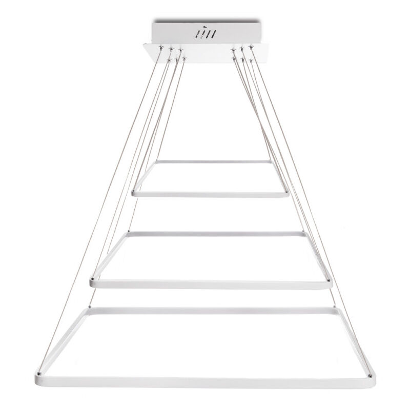 Greenice - Pendelleuchte 36W 2465Lm 4200ºK LED Sloane 30.000H [HO-SUS-SQ-36W-03-W] | Natürliches Weiß (HO-SUS-SQ-36W-03-W)