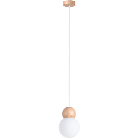 Hängelampe Astro 1 G9 Weißes Holz Lumilo 13.179.90