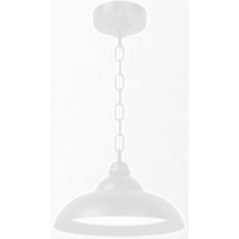 Hängelampe außen Aluminium LED IP54 25 cm breit H: max. 73 cm Weiß rund warmweiß 3000 K 640 lm