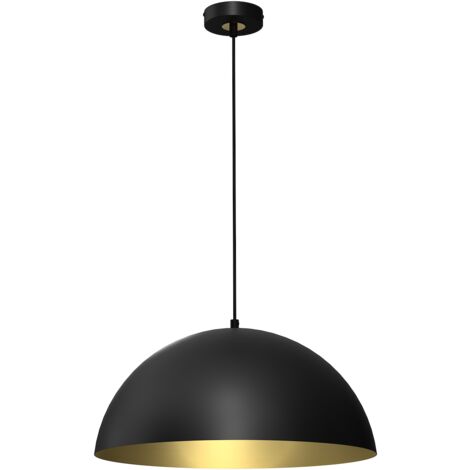Hängelampe BETA SCHWARZ/GOLD 1xE27 45cm