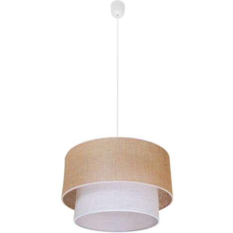 HÄNGELAMPE BUENO 1 E27 BEIGE MILAGRO MLP1827