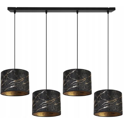Hängelampe, Deckenleuchter, Lampenschirm, Goldmuster