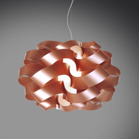 Hängelampe ein Licht CLOUD Kupfer Durchmesser 28x H18 cm