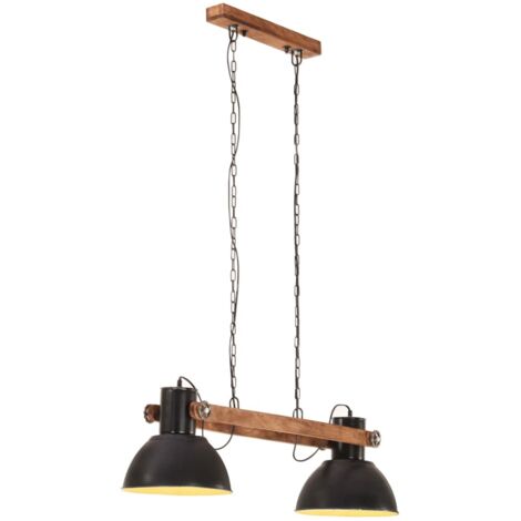 Hängelampe Industriestil 25 W Schwarz 109 cm E27