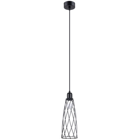 Hängelampe Ironwood 1 E27 Schwarz Lumilo 11.267.65